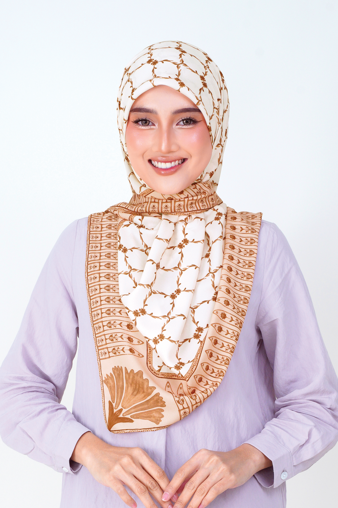 Aarya Korean Chiffon Printed Square