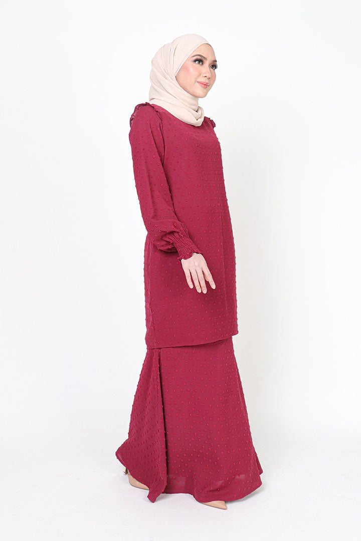 Dahlia Kurung Maroon