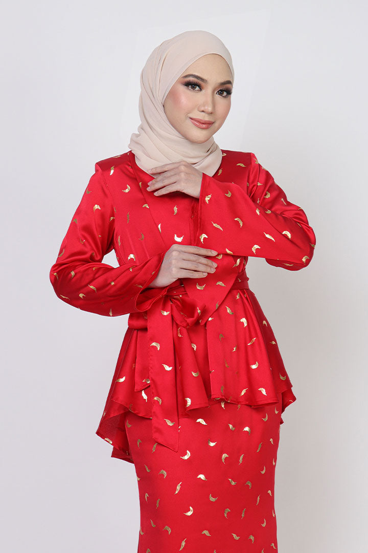 Seri Kaya Kurung Red