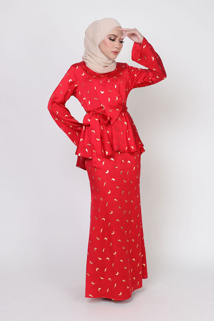 Seri Kaya Kurung Red