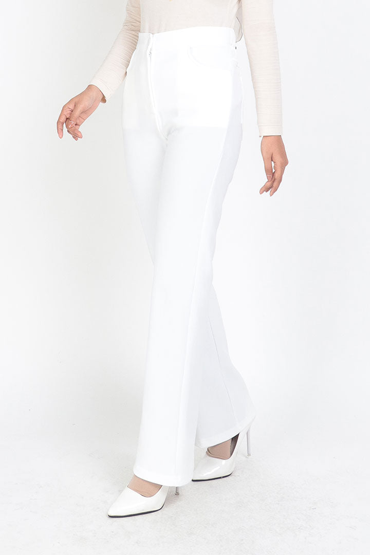 Tessa Straight Pant White