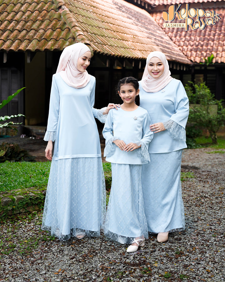 Azalea Dress Dusty Blue