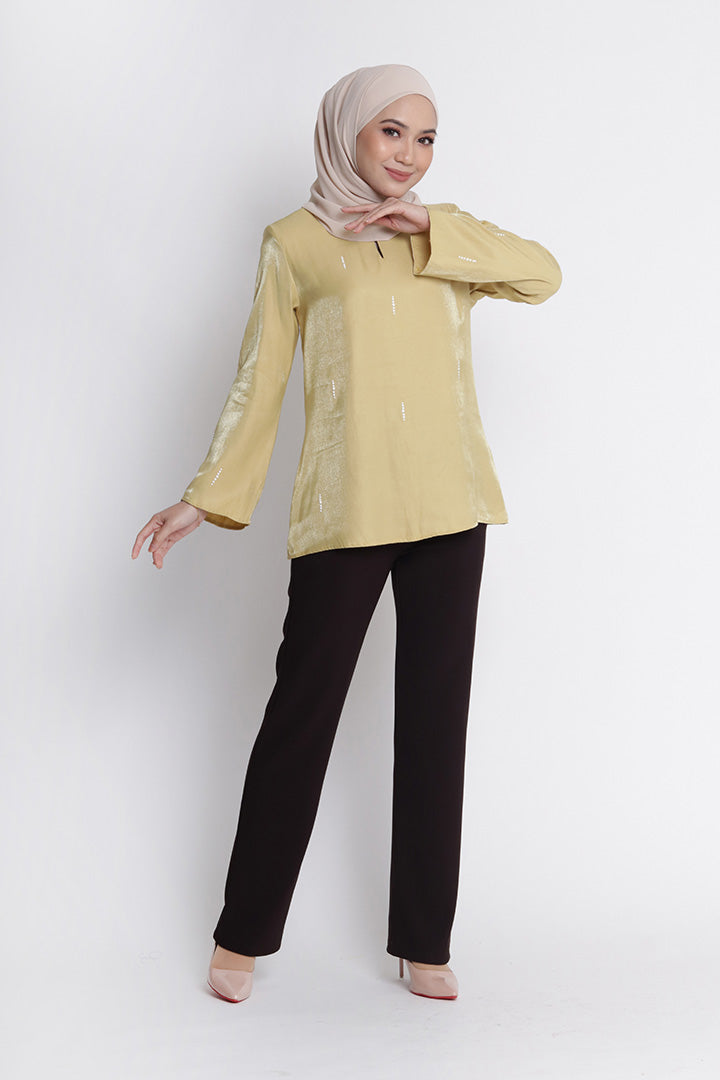 Dinihari Straight Leg Pants Brown