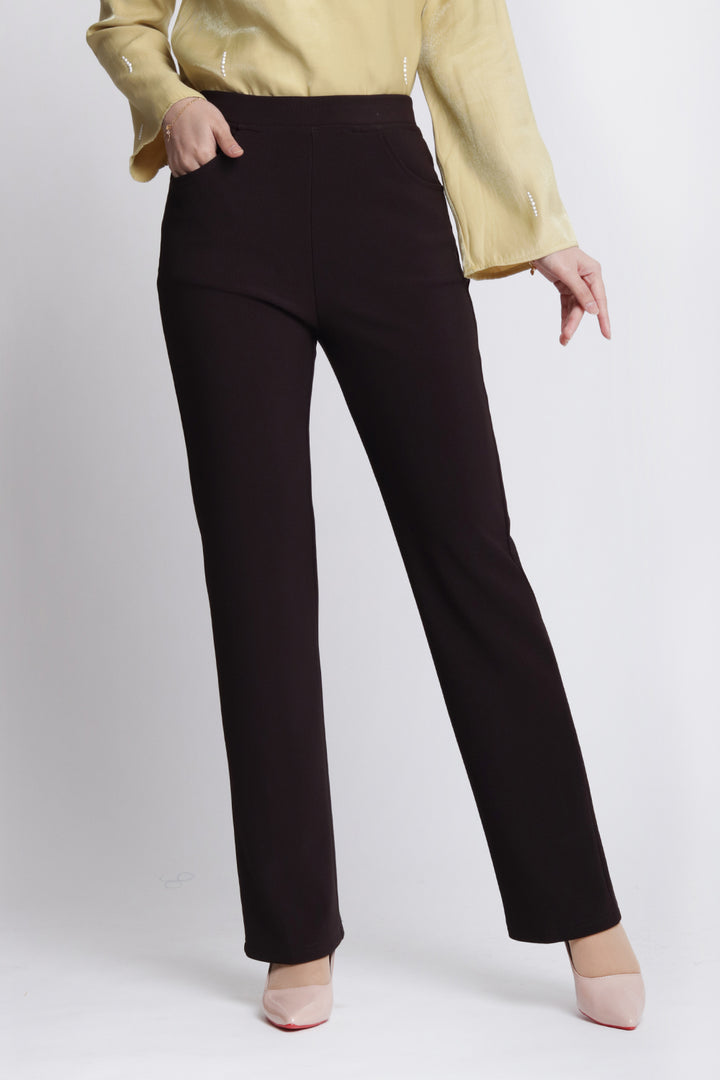 Dinihari Straight Leg Pants Brown