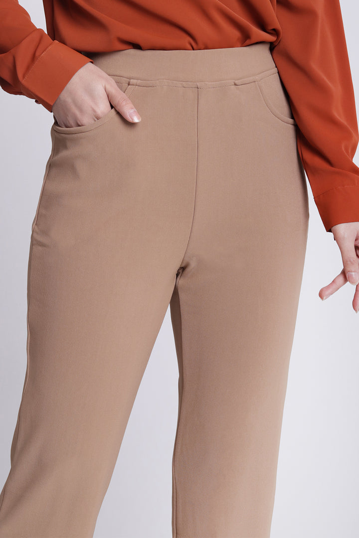 Dinihari Straight Leg Pants Khaki