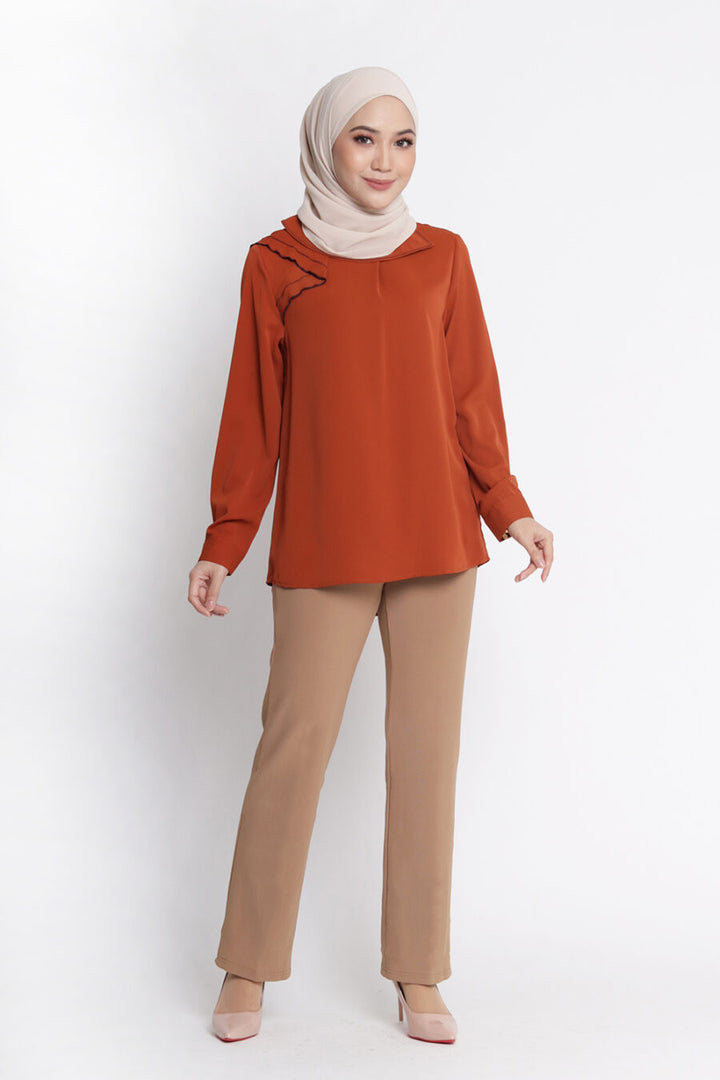 Dinihari Straight Leg Pants Khaki
