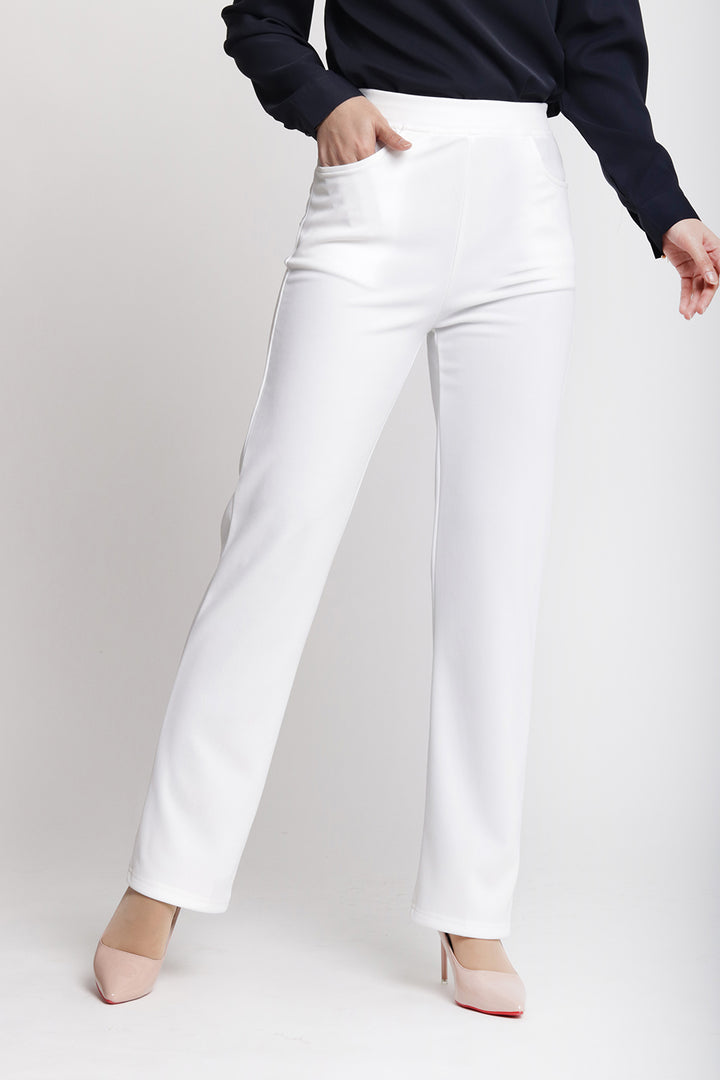 Dinihari Straight Leg Pants White