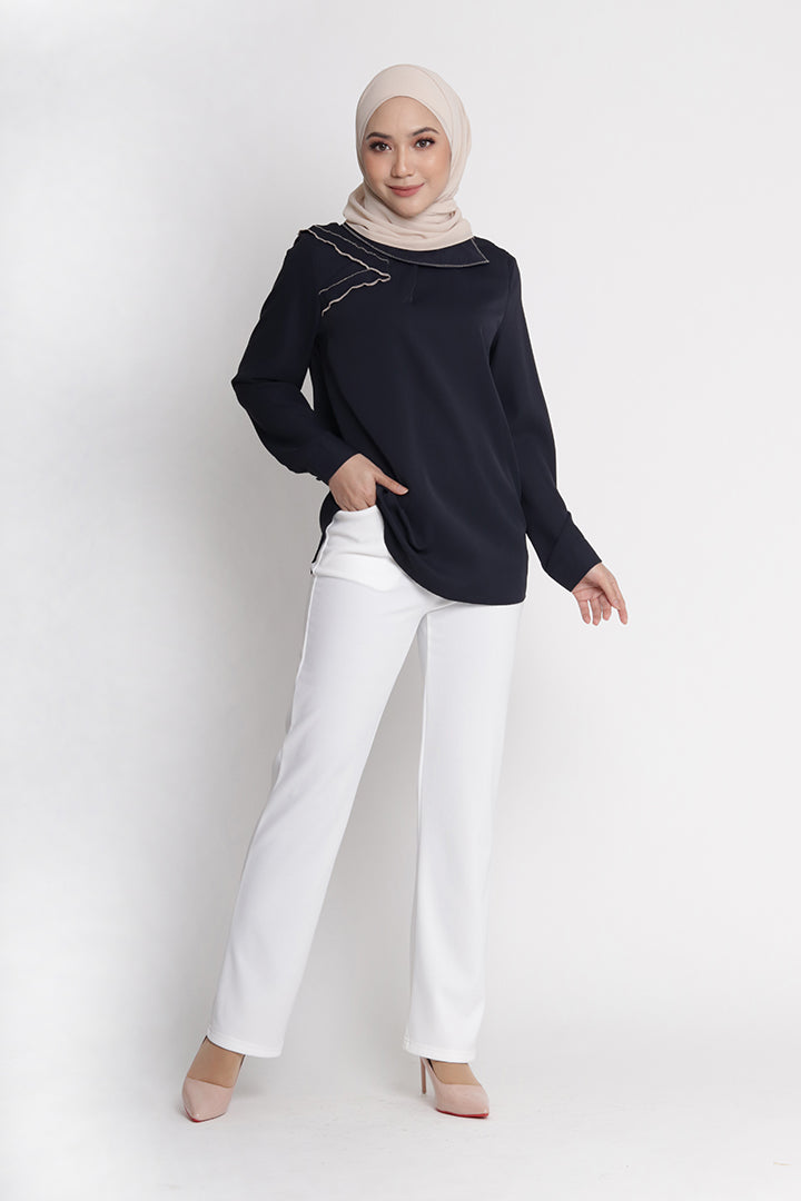 Dinihari Straight Leg Pants White