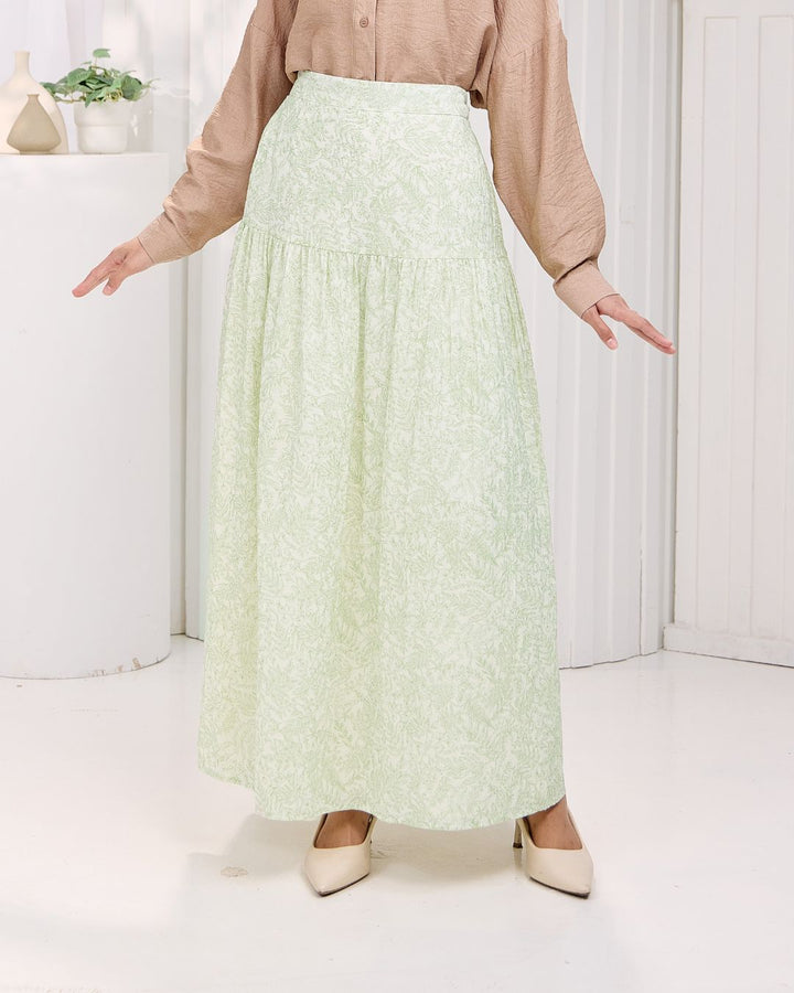 Raina Cotton Mixed Skirt