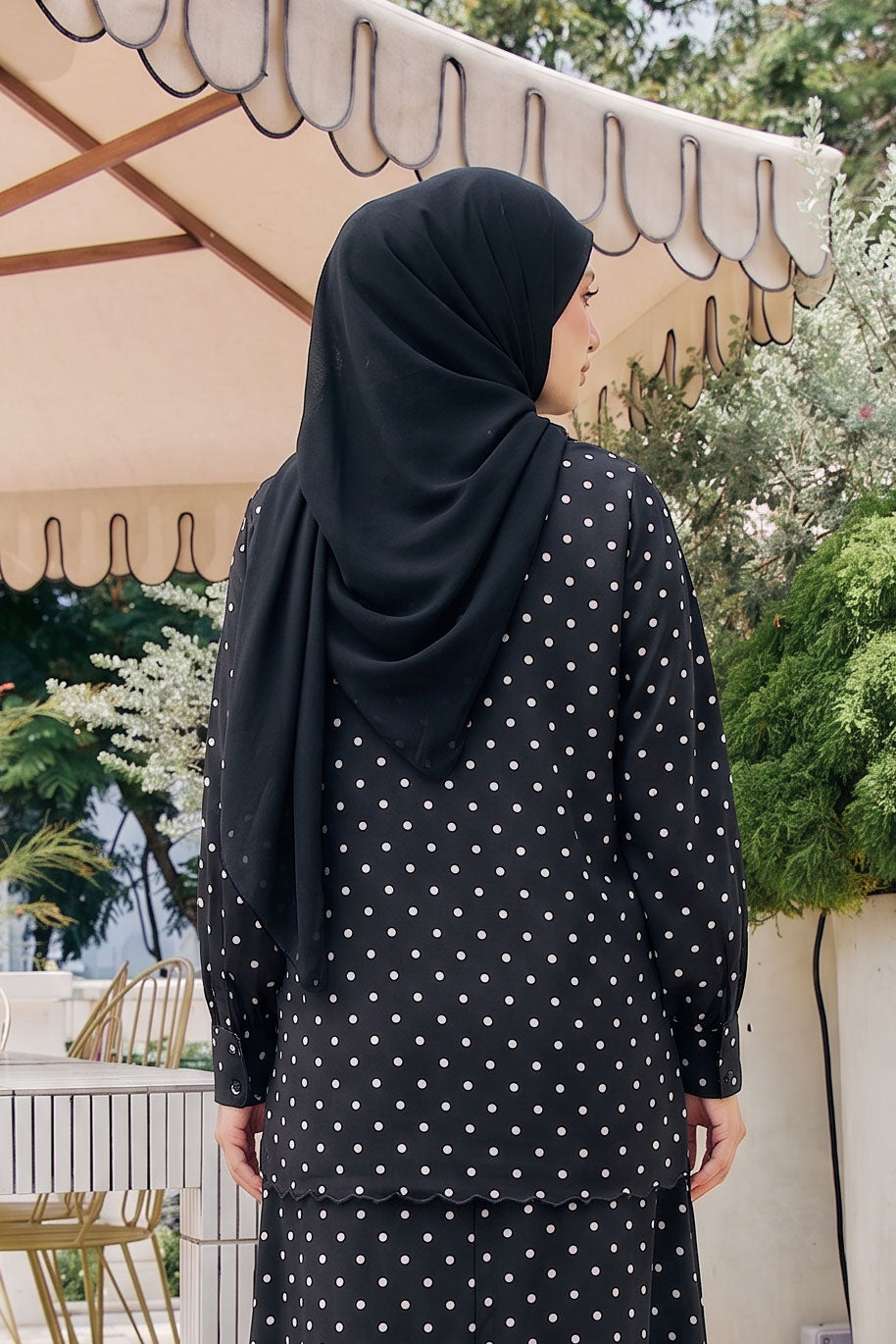 Alani Embroidery Polka Dot Blouse