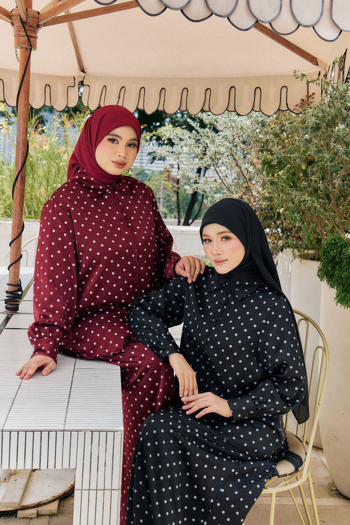 Alani Plus Embroidery Polka Dot Blouse