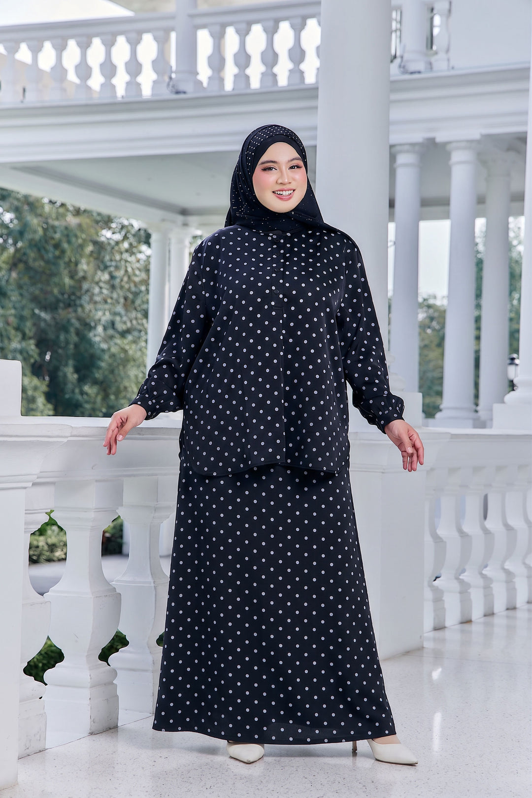 Alani Plus Polka Dot Blouse