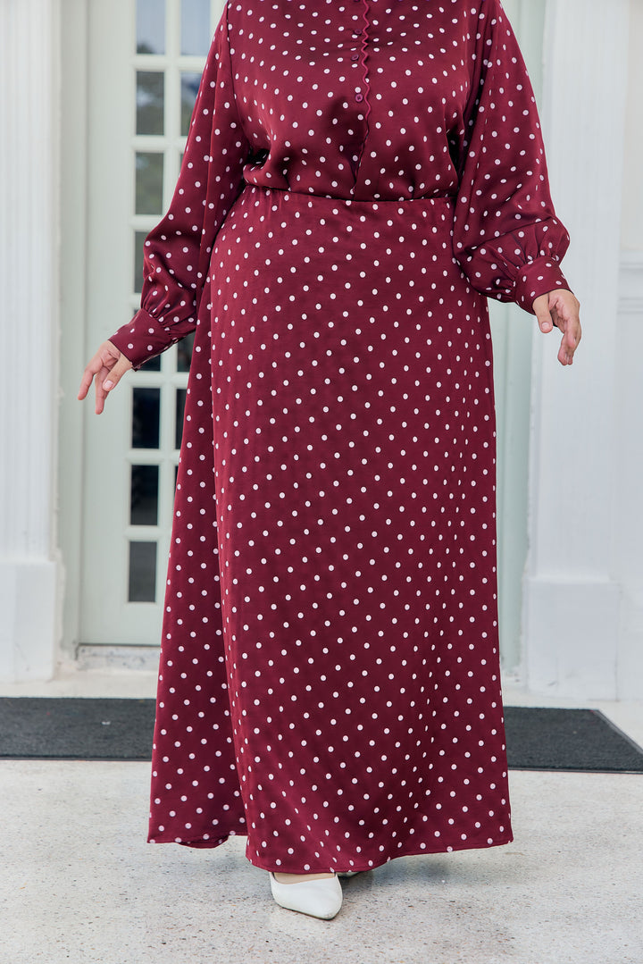 Alani Plus Polka Dot Skirt