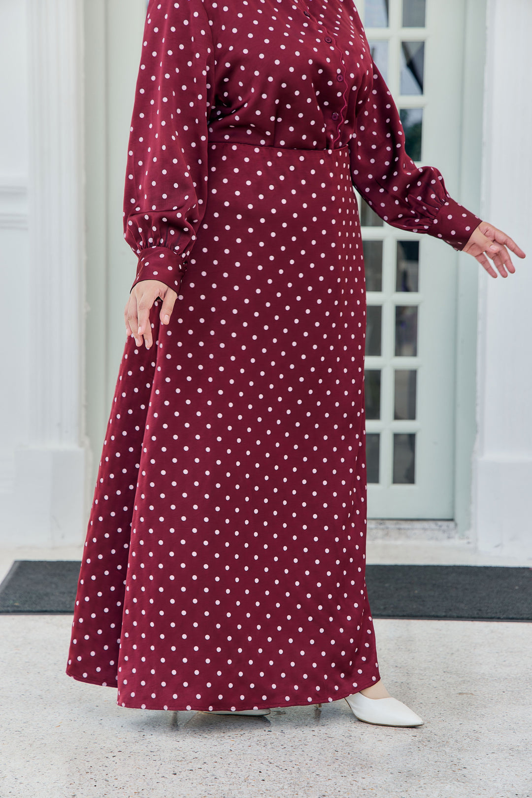 Alani Plus Polka Dot Skirt
