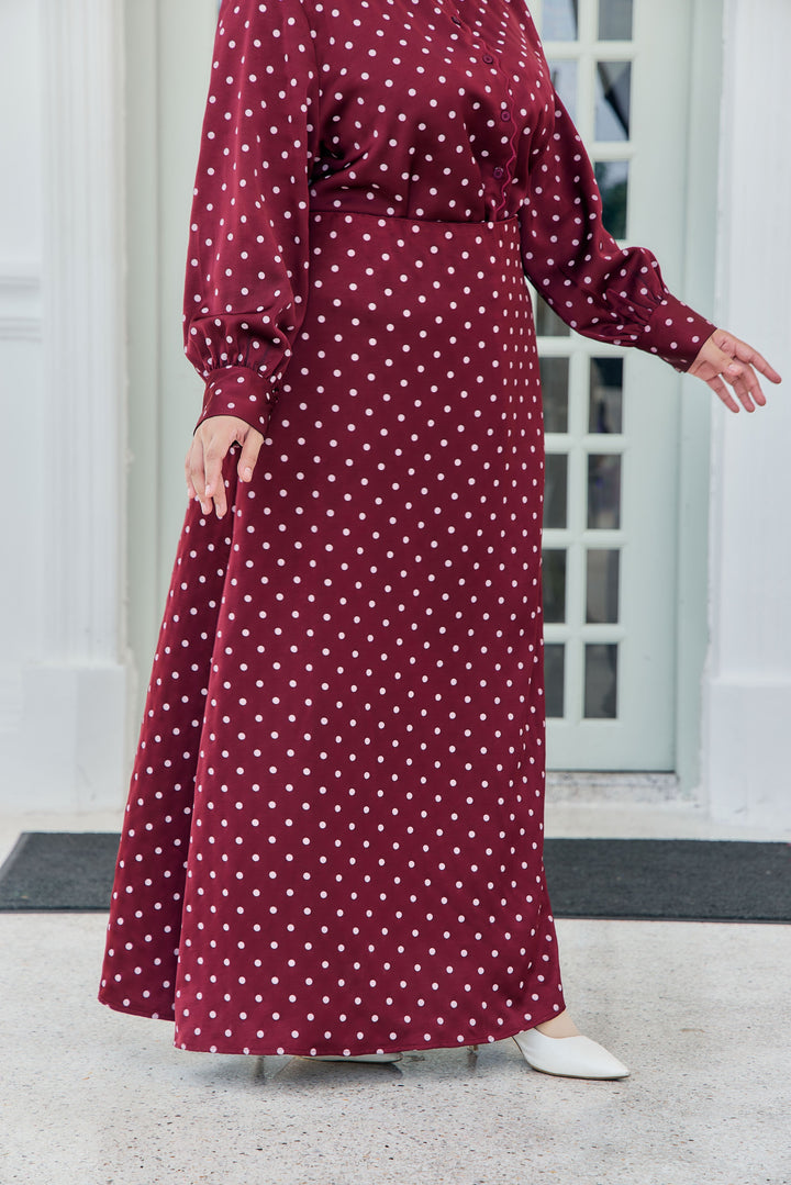 Alani Plus Polka Dot Skirt