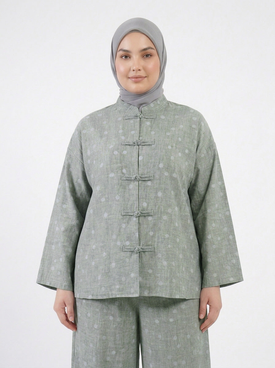 Aria Plus Polka Dot Blouse