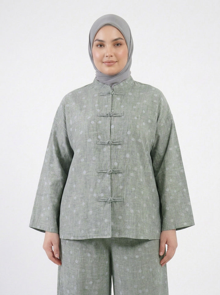 Aria Plus Polka Dot Blouse