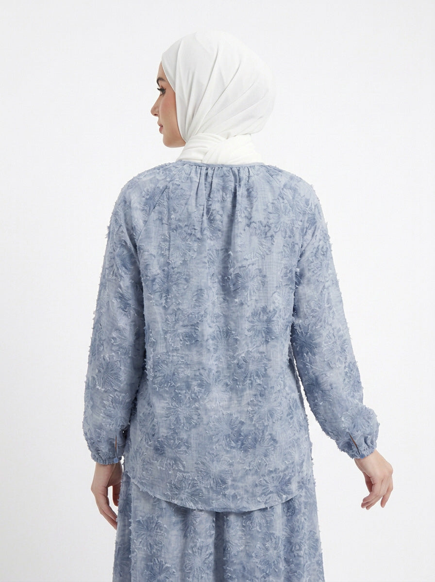 Erin Chiffon Embroidered Blouse