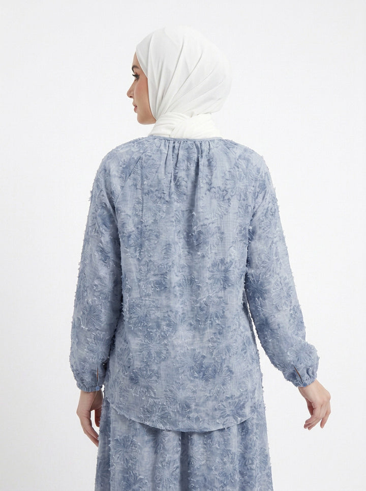 Erin Chiffon Embroidered Blouse