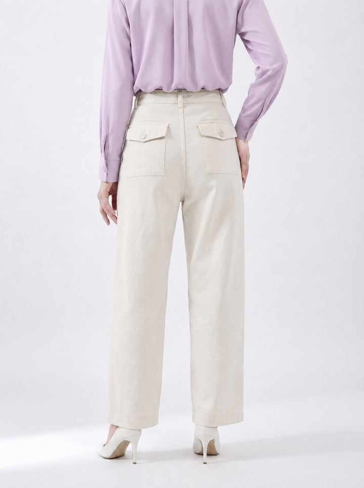 Betty Twill Barrel Pants