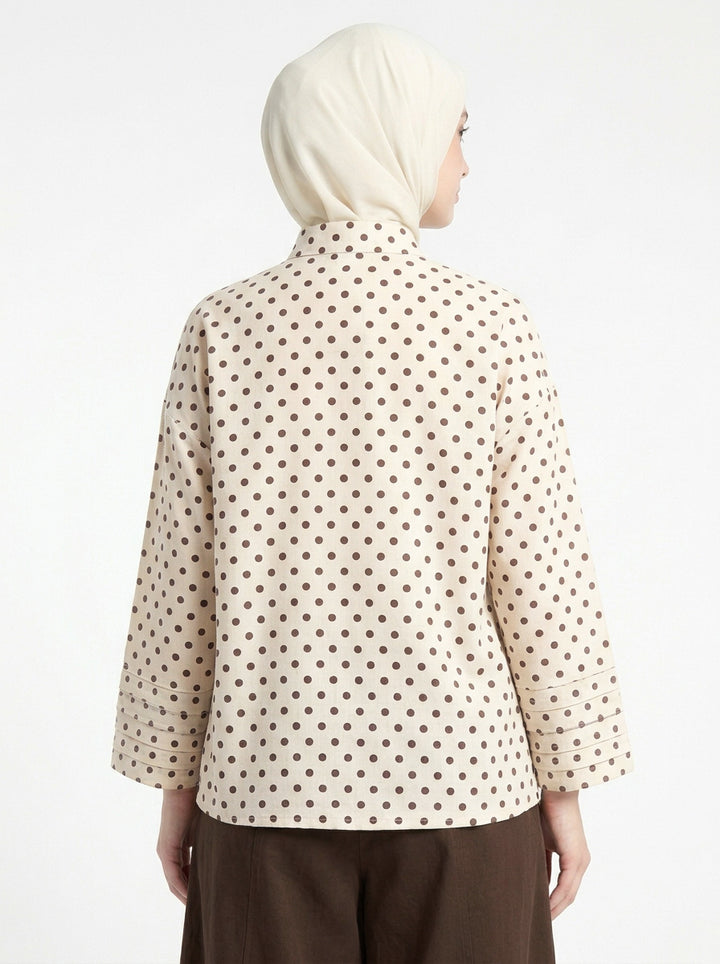 Amelia Polka Dot Blouse