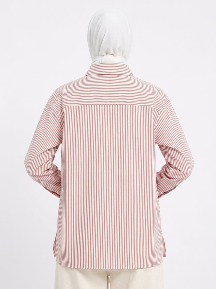 Elva Cotton Stripe Blouse