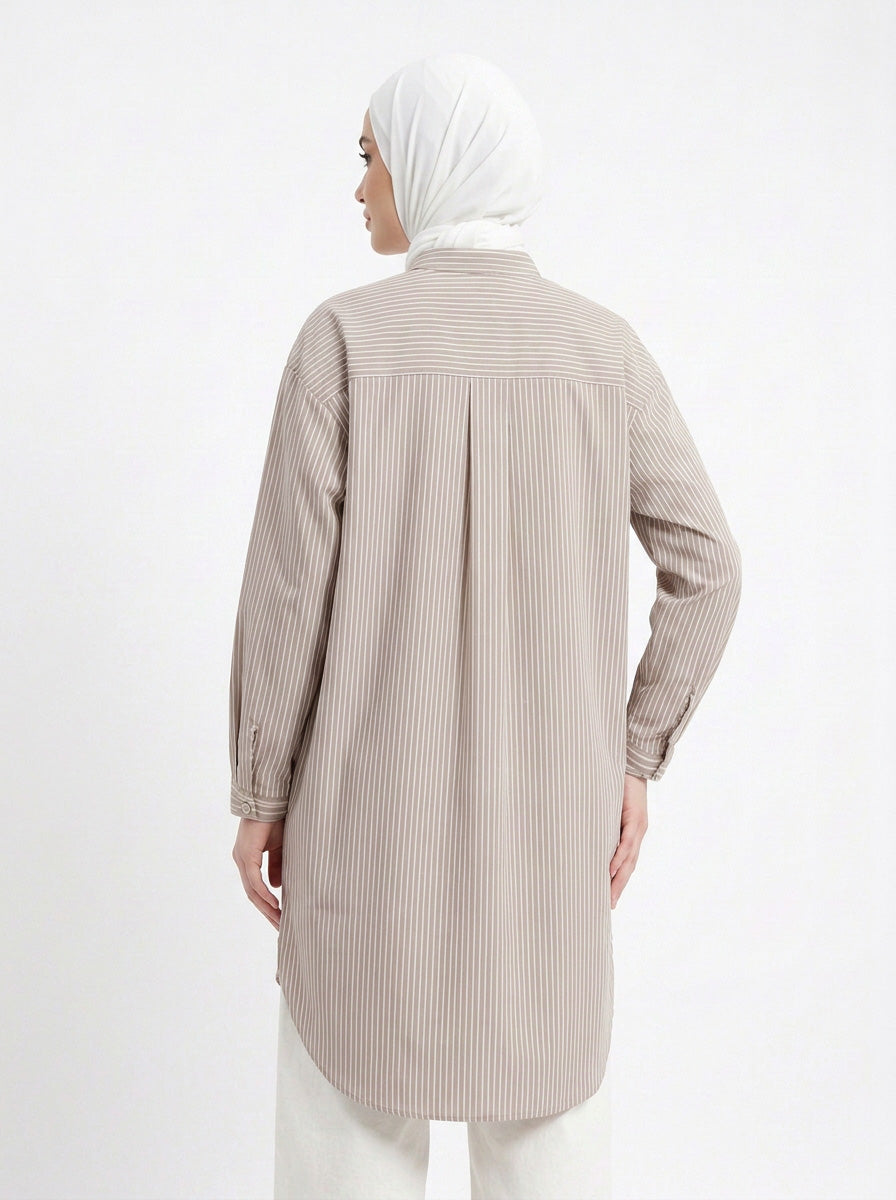 Paloma Stripe Cotton Blouse