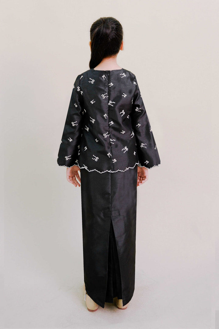 Ilona Kids Kebaya Modern in Black