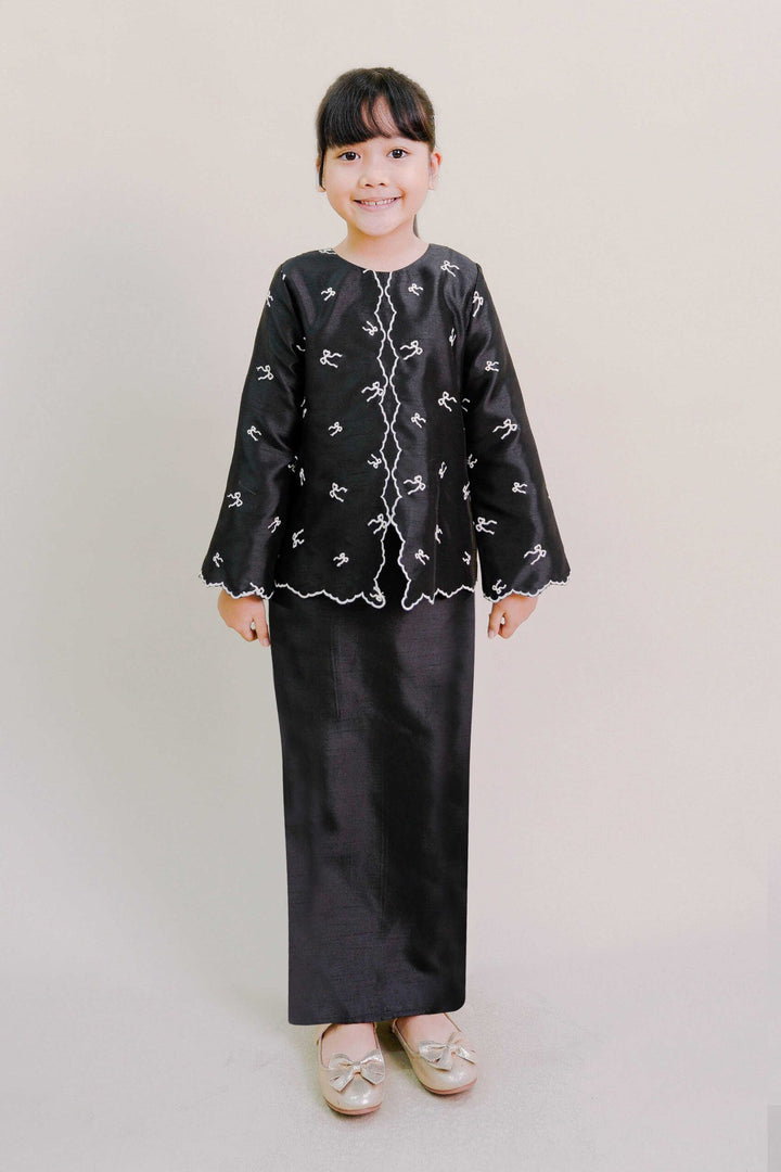 Ilona Kids Kebaya Modern in Black