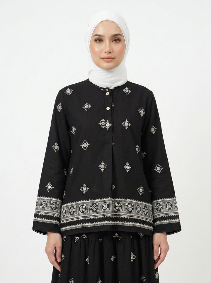 Daisy Boho Rayon Blend Blouse