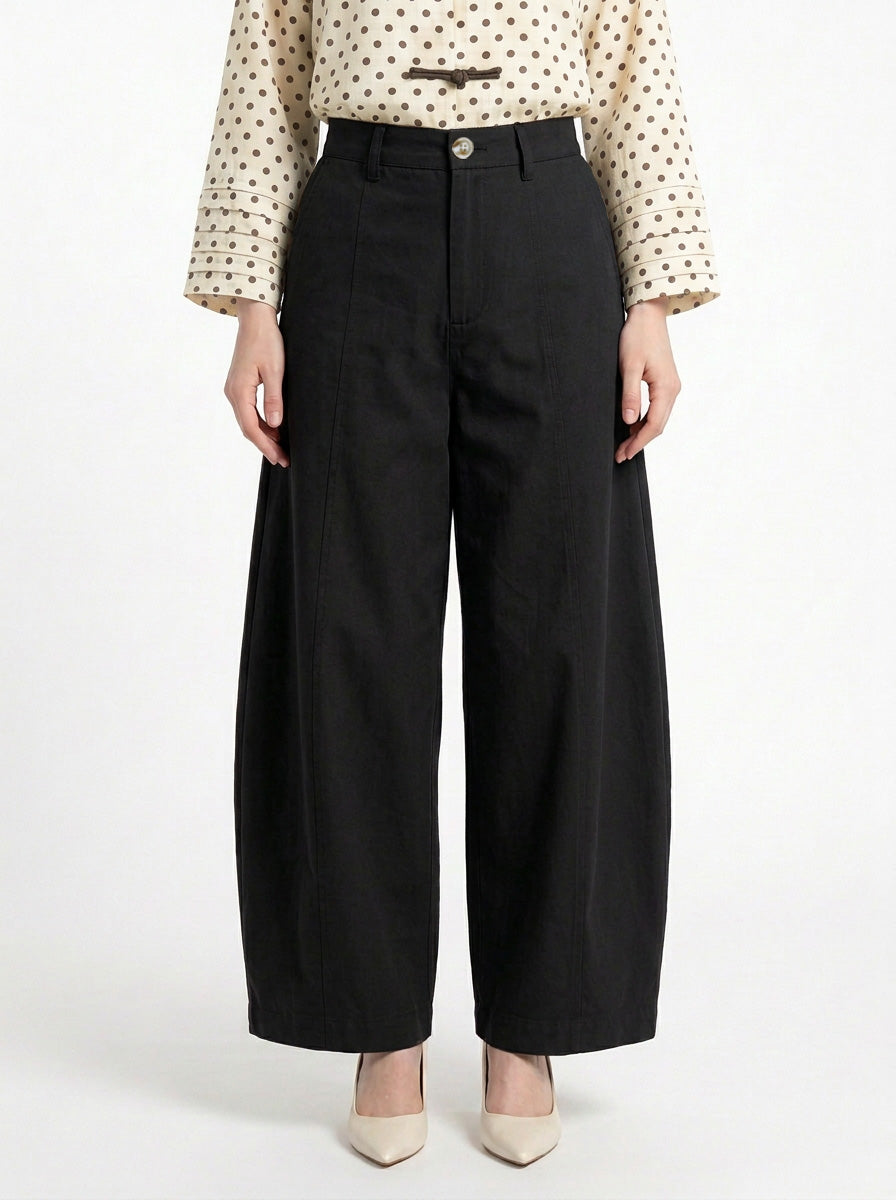 Lacy Cotton Twill Pants
