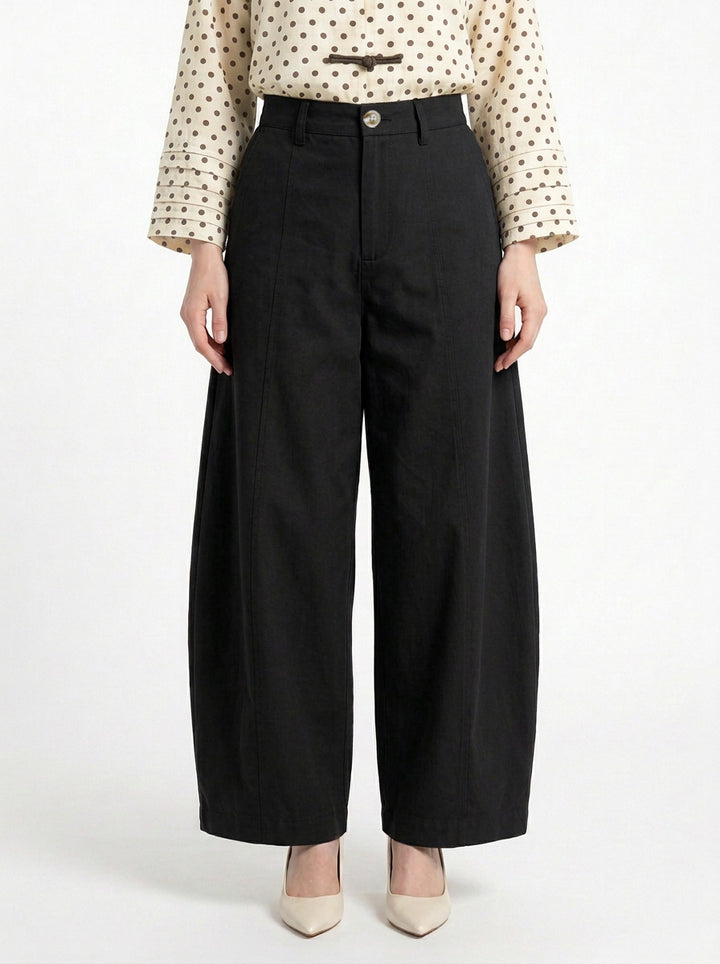 Lacy Cotton Twill Pants