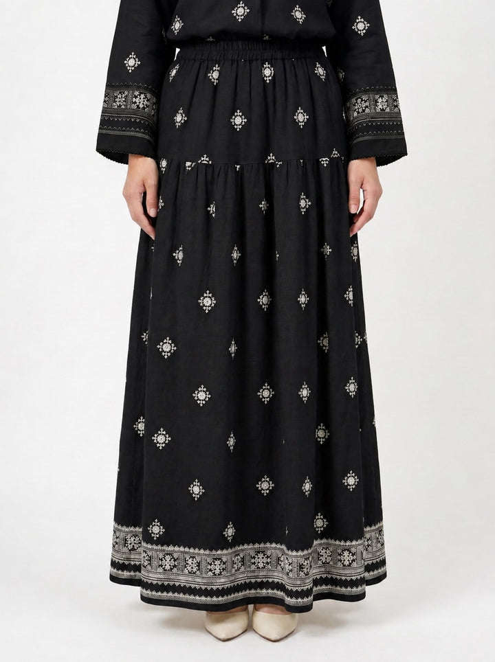 Daisy Boho Rayon Blend Skirt