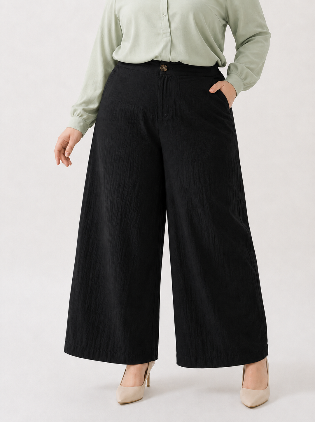 Elsie Plus Cotton Rich Pants