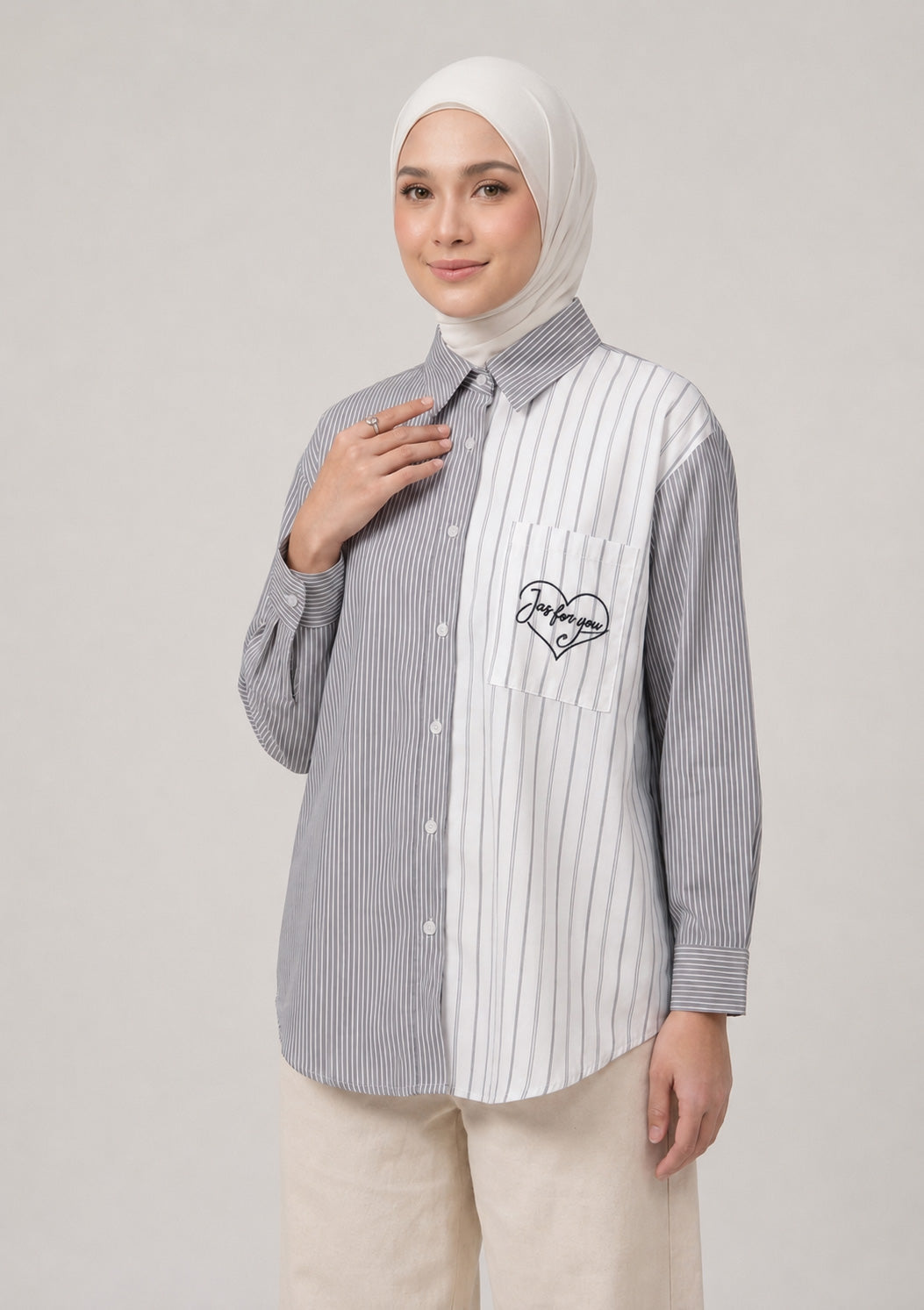 Runa Stripe Cotton Rich Blouse
