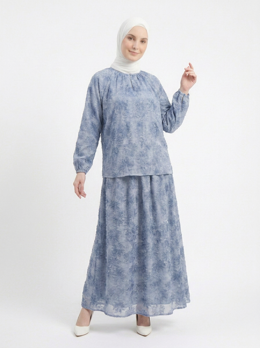 Erin Chiffon Embroidered Blouse