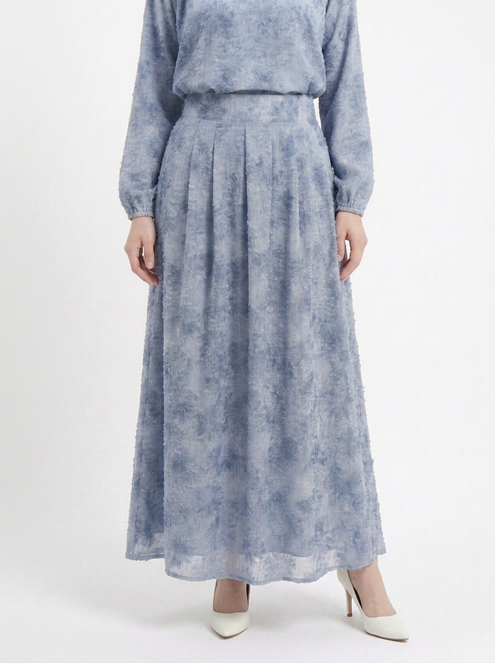 Erin Chiffon Embroidered Skirt