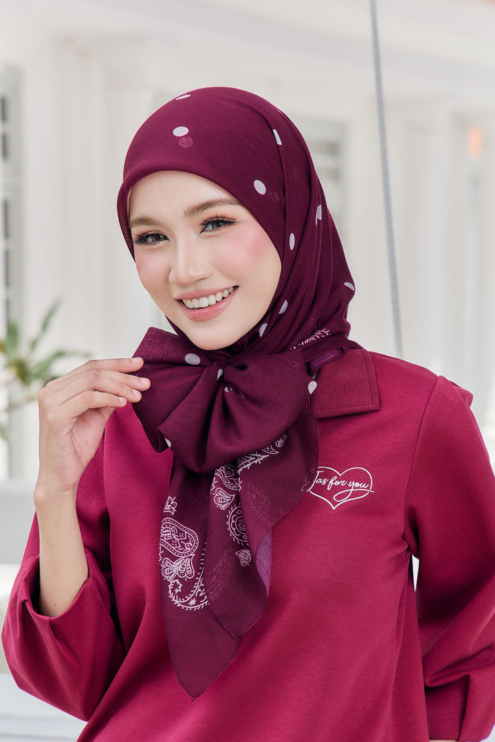 Feeha Square Cotton Voile