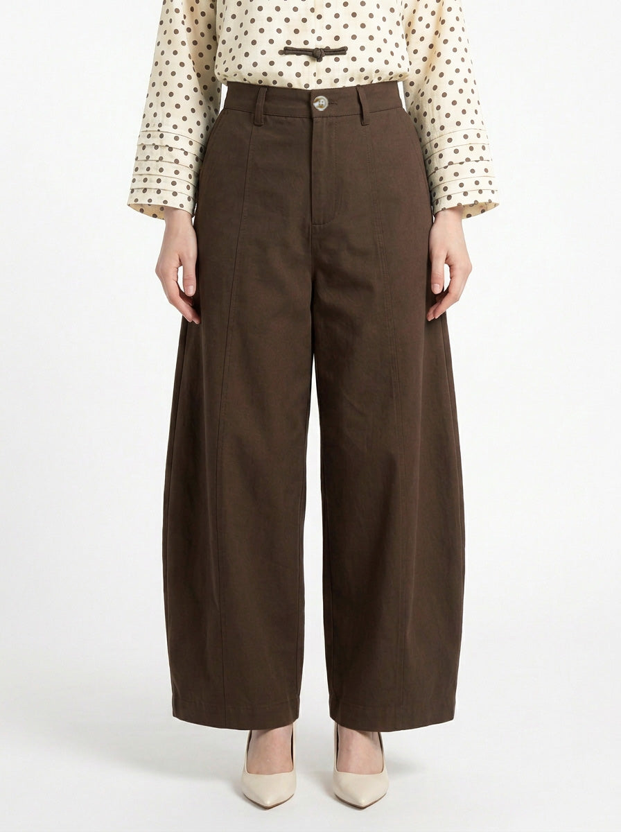 Lacy Cotton Twill Pants