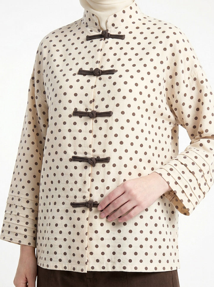 Amelia Polka Dot Blouse