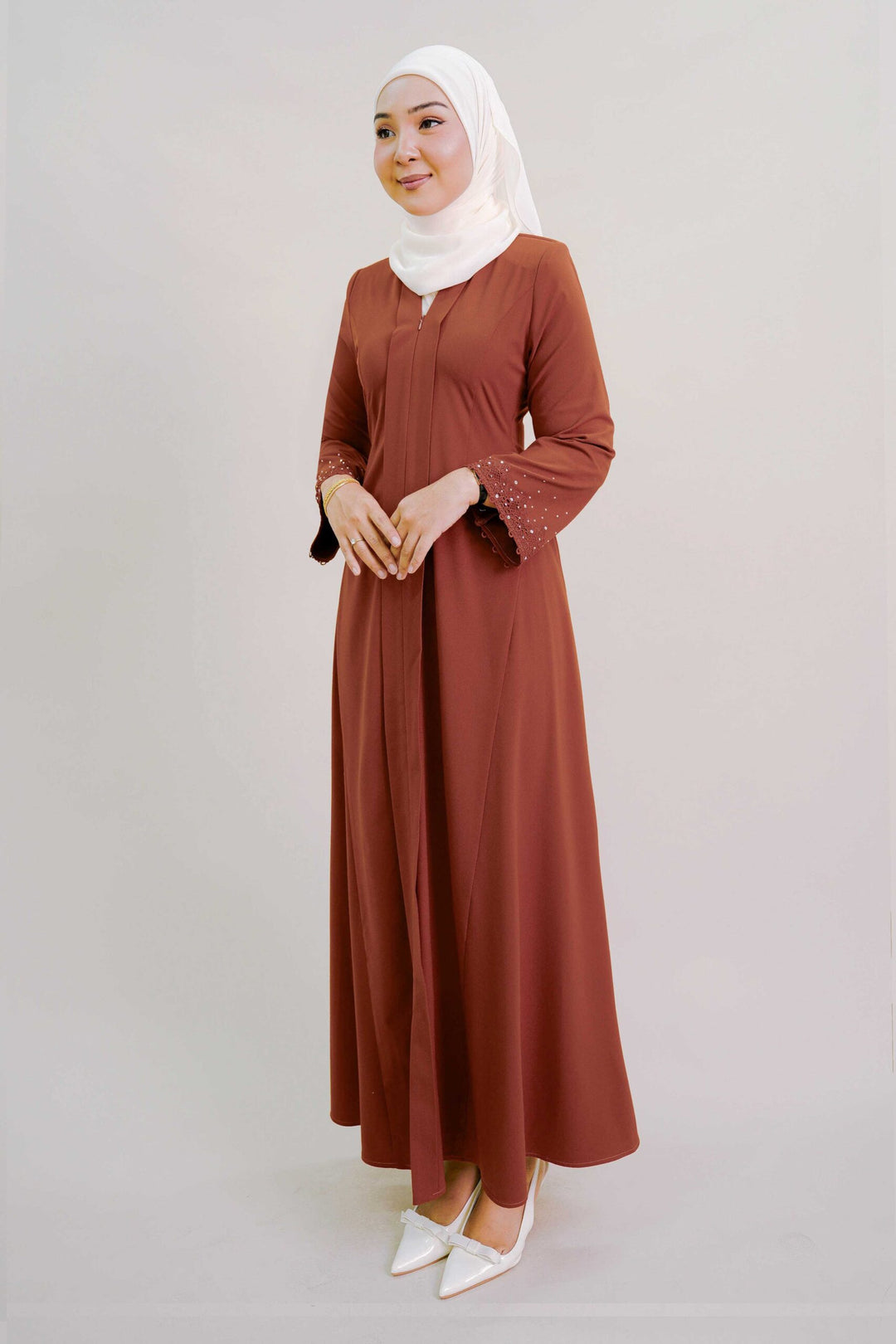 Dian Dress in Burnt Orange