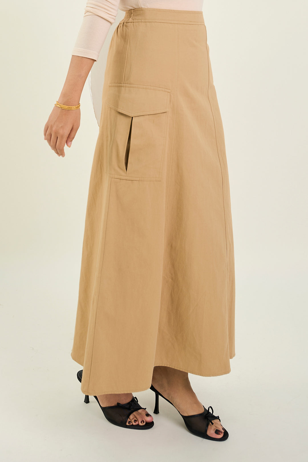 Ashley Skirt Khaki