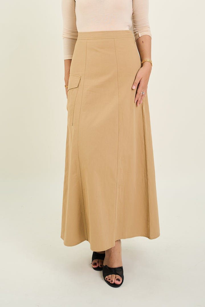 Ashley Skirt Khaki