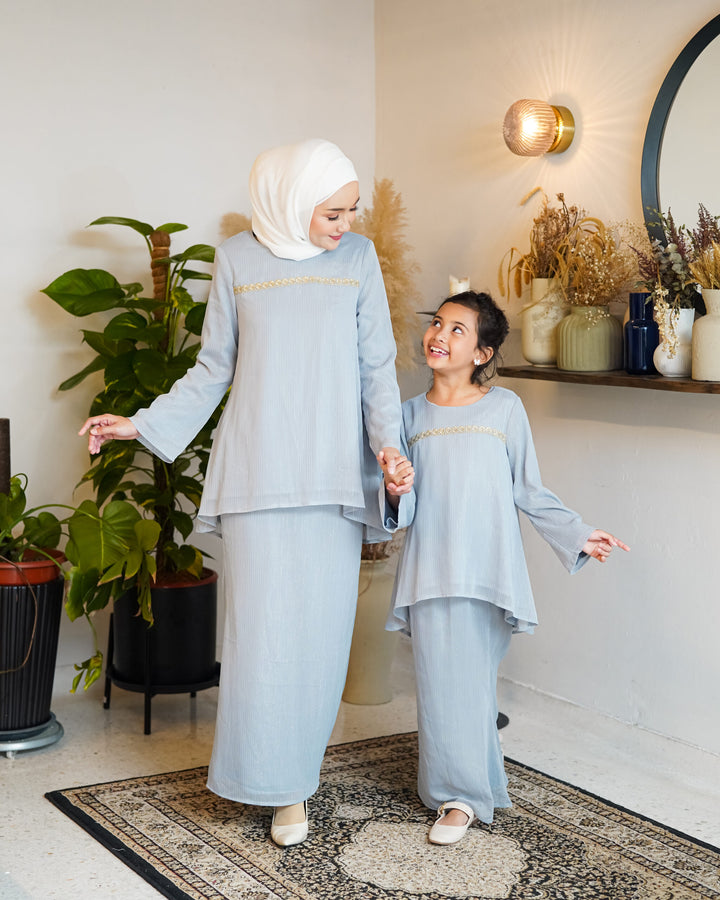 Aurora Kids Kurung Grey