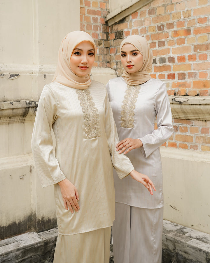 Kasturi Kurung Grey
