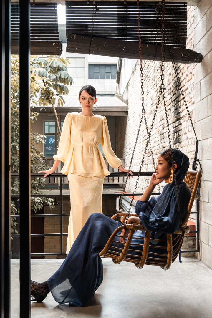 Thea Kurung in Light Yellow