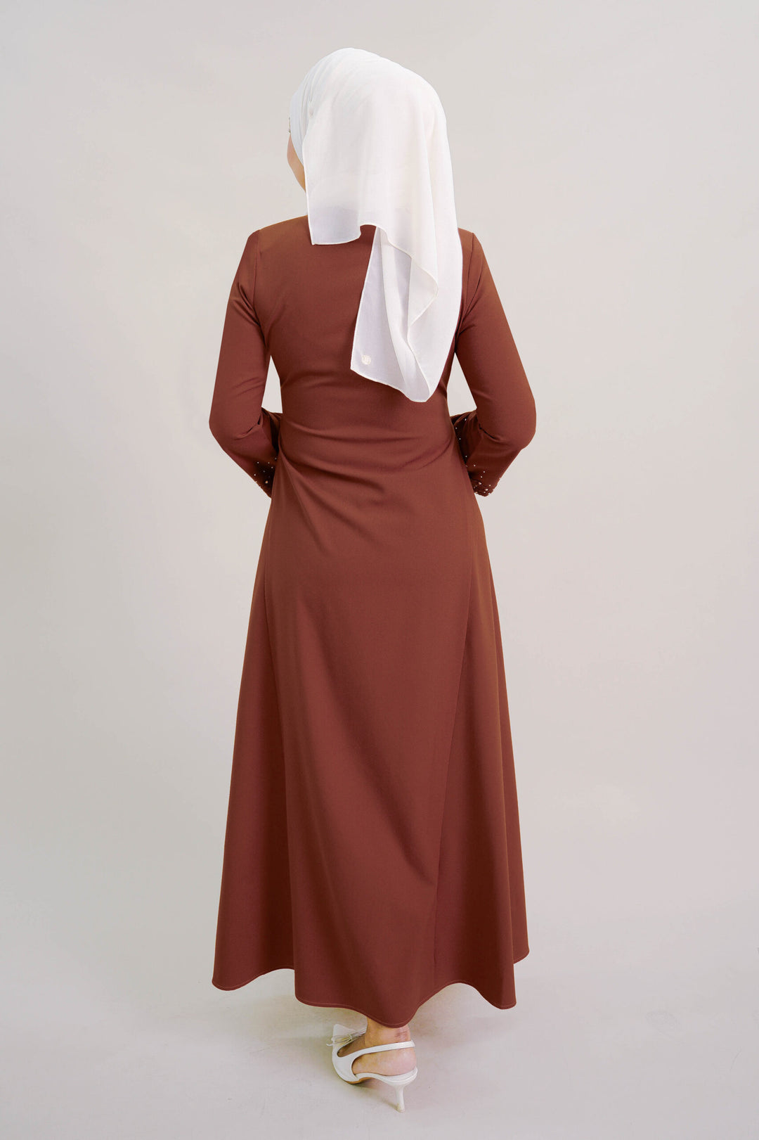 Dian Dress in Burnt Orange