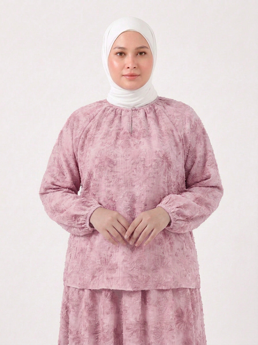 Erin Plus Chiffon Embroidered Blouse