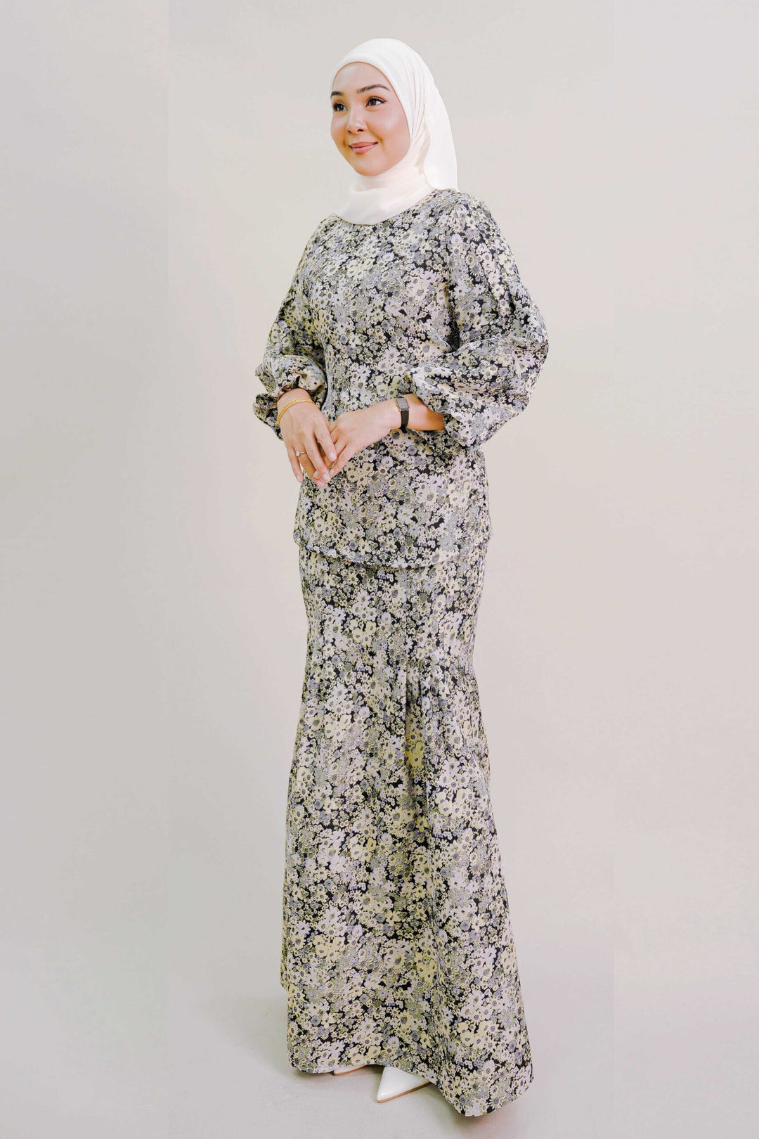 Elora Kurung in Light Yellow