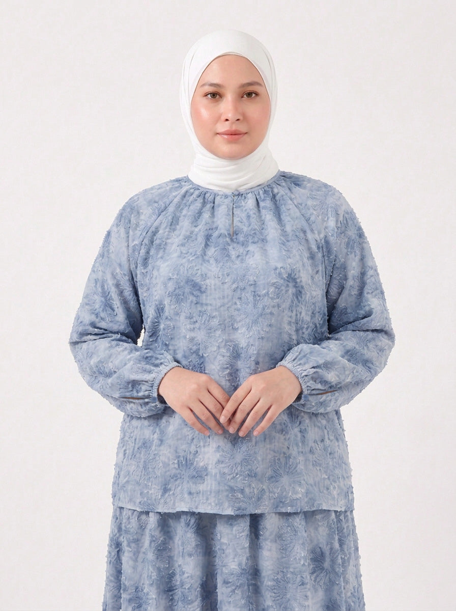 Erin Plus Chiffon Embroidered Blouse